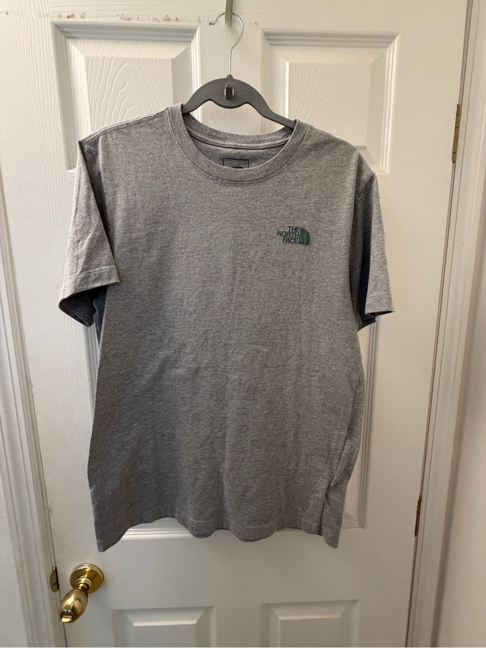 The North Face Gray Short Sleeve Logo Tee